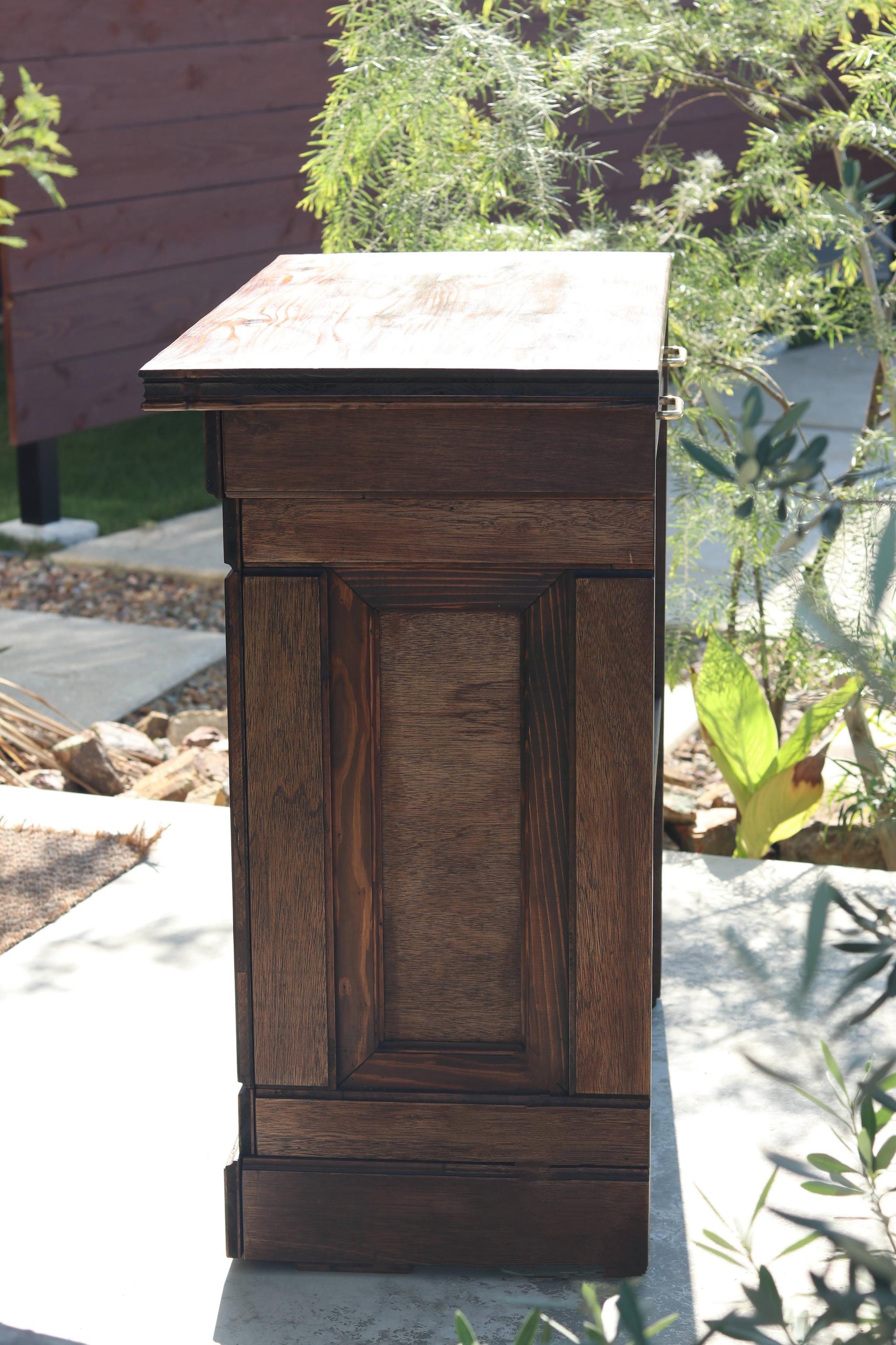 折り畳み式アンティークカウンター｜レジ・キャッシャー・バーカウンター・受付・店舗什器 | 7枚目